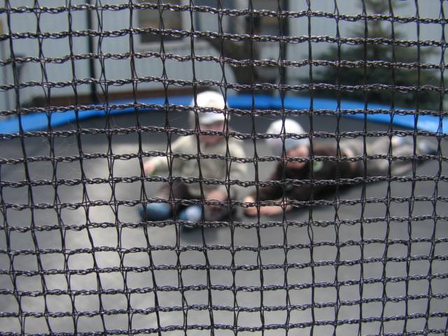 Siatka ochronna do trampoliny 305cm, 10Ft, na 8 supkw- zewntrzna.